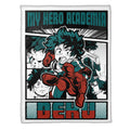 Deku Midoriya Izuku Blanket Fleece Custom My Hero Academia Anime Bedding 1 - PerfectIvy