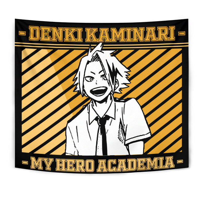 Denki Kaminari Tapestry Custom My Hero Academia Anime Home Wall Decor For Bedroom Living Room 1 - PerfectIvy