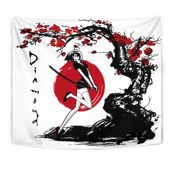 Diamond Tapestry Custom Japan Style Land of the Lustrous Anime Home Wall Decor For Bedroom Living Room 1 - PerfectIvy