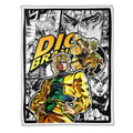 Dio Brando Blanket Fleece Custom JJBA Anime Bedding 1 - PerfectIvy