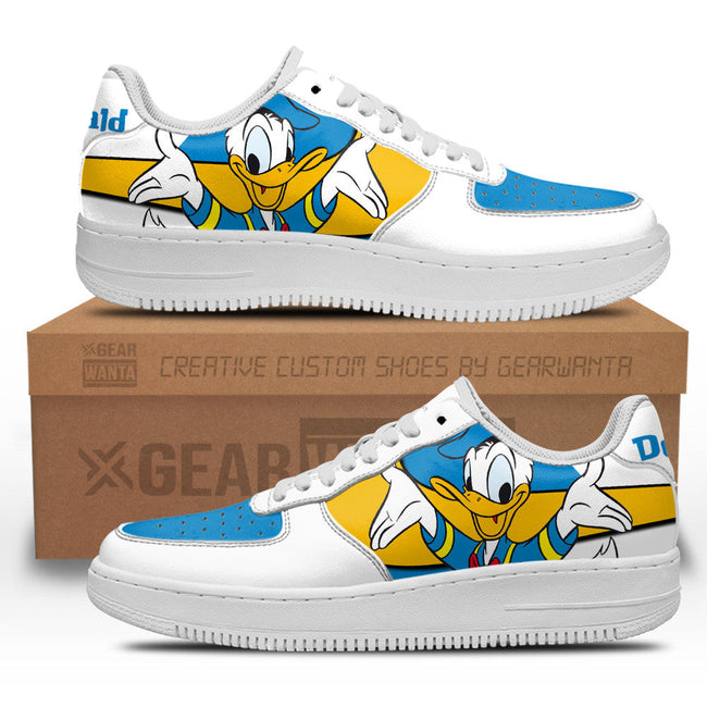Donald Custom Cartoon Sneakers LT13 1 - PerfectIvy