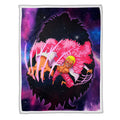 Donquixote Doflamingo Blanket Fleece Galaxy One Piece Anime Bedding Room 3 - PerfectIvy
