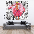 Donquixote Doflamingo Tapestry Custom One Piece Anime Manga Room Wall Decor 2 - PerfectIvy