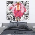 Donquixote Doflamingo Tapestry Custom One Piece Anime Manga Room Wall Decor 4 - PerfectIvy