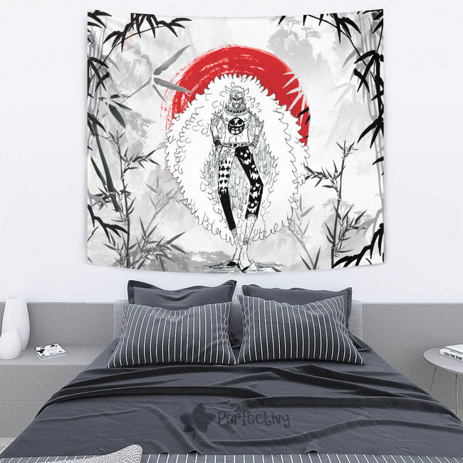 Donquixote Doflamingo Tapestry Custom One Piece Anime Room Decor 4 - PerfectIvy