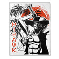 Dracule Mihawk Blanket Custom One Piece Manga Anime Bedding 3 - PerfectIvy