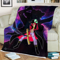 Dracule Mihawk Blanket Fleece Galaxy One Piece Anime Bedding Room 2 - PerfectIvy