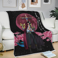 Dracule Mihawk Blanket Moon Style Custom One Piece Anime Bedding 3 - PerfectIvy