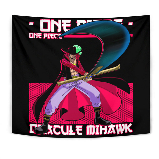 Dracule Mihawk Tapestry Custom One Piece Anime Home Decor 1 - PerfectIvy