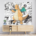 Dragonite Tapestry Custom Pokemon Manga Anime Room Decor 1 - PerfectIvy