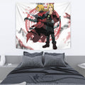 Edward Elric Tapestry Custom Fullmetal Alchemist Anime Home Wall Decor For Bedroom Living Room 2 - PerfectIvy