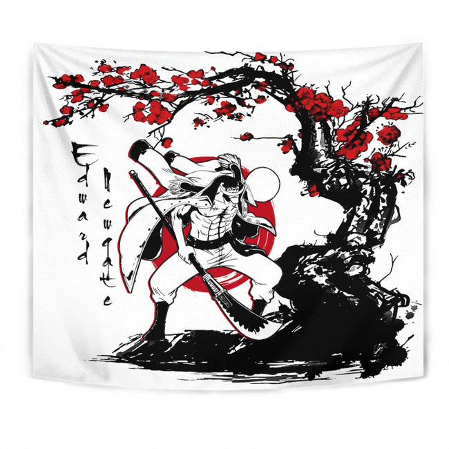 Edward Newgate Tapestry Custom Japan Style One Piece Anime Home Wall Decor For Bedroom Living Room 1 - PerfectIvy