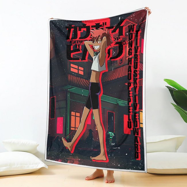 Edward Wong Blanket Custom Cowboy Bebop Anime Bedding 2 - PerfectIvy