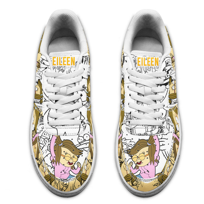 Eileen Regular Show Sneakers Custom Cartoon Shoes 3 - PerfectIvy