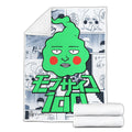 Ekubo Blanket Fleece Custom Mob Psycho 100 Anime Bedding Room 3 - PerfectIvy
