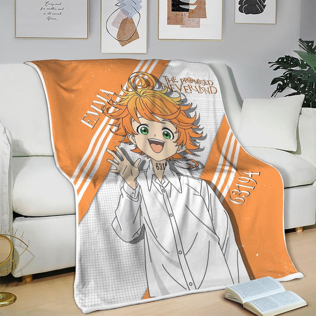Emma Blanket Custom The Promised Neverland Anime Bedding 3 - PerfectIvy