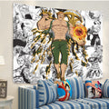 Escanor Tapestry Custom Seven Deadly Sins Manga Anime Room Decor 3 - PerfectIvy