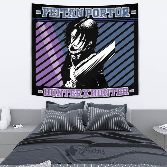 Feitan Portor Tapestry Custom Hunter x Hunter Anime Bedroom Living Room Home Decoration 2 - PerfectIvy