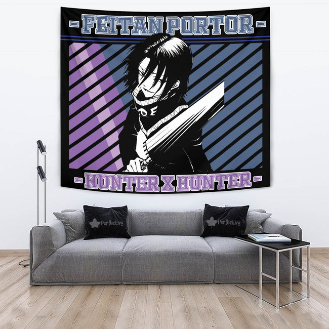 Feitan Portor Tapestry Custom Hunter x Hunter Anime Bedroom Living Room Home Decoration 4 - PerfectIvy