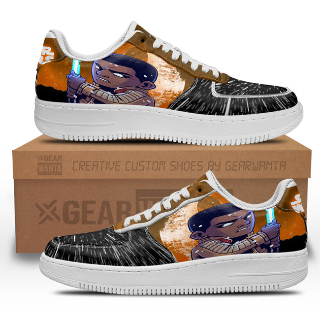 Finn Sneakers Custom Star Wars Shoes 2 - PerfectIvy
