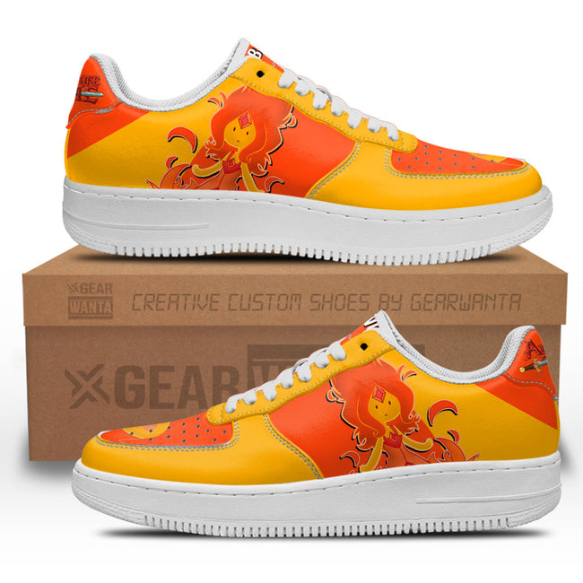 Flame Princess Phoebe Sneakers Custom Adventure Time Shoes 2 - PerfectIvy