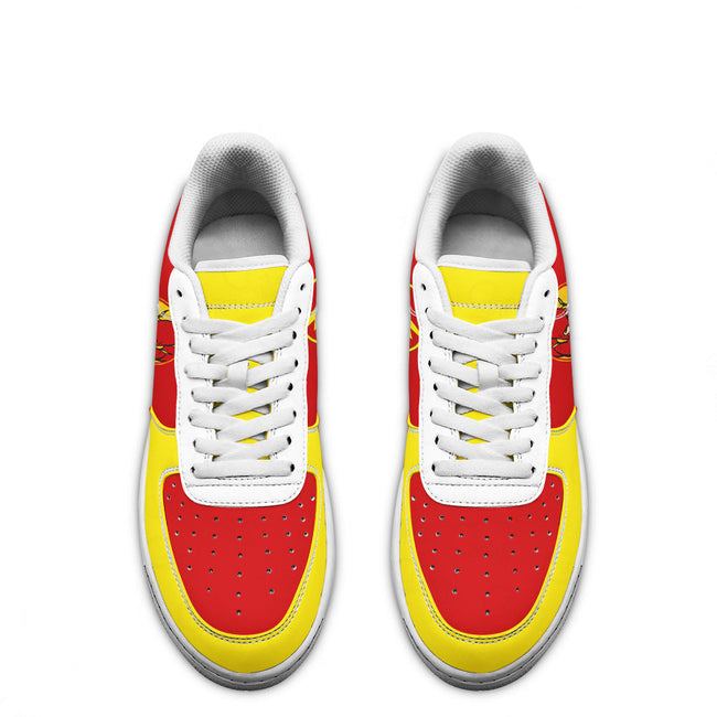 Flash Super Hero Custom Sneakers QD22 4 - PerfectIvy