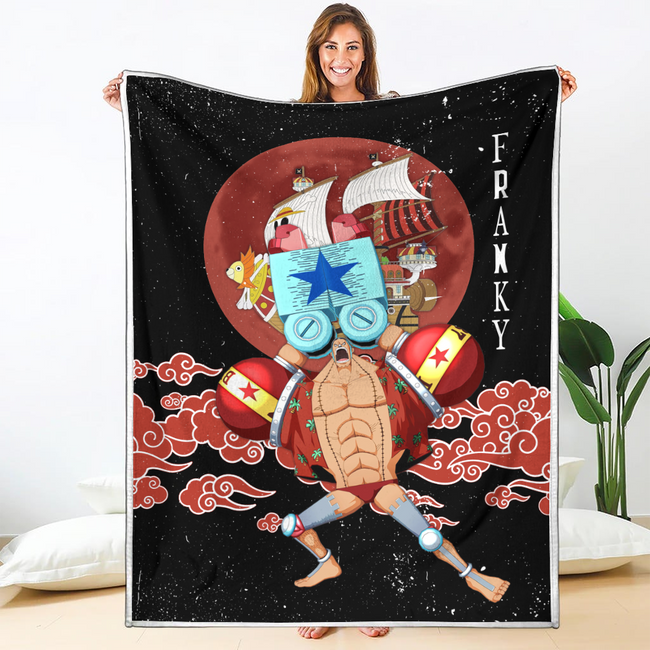 Franky Blanket Moon Style Custom One Piece Anime Bedding 1 - PerfectIvy