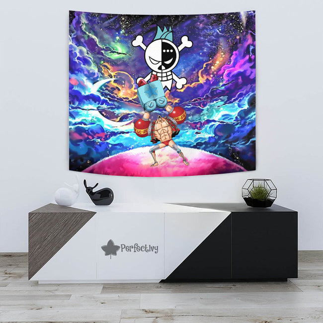 Franky Tapestry Custom Galaxy One Piece Anime Room Decor 3 - PerfectIvy