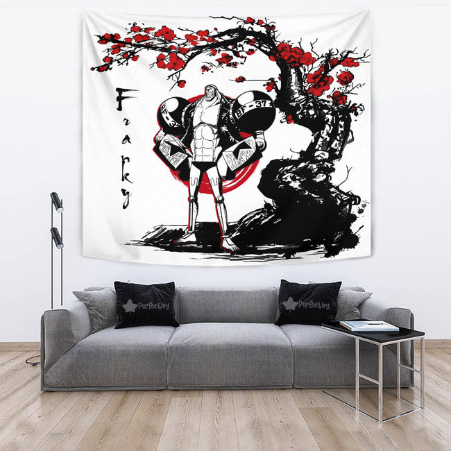 Franky Tapestry Custom One Piece Anime Bedroom Living Room Home Decoration 4 - PerfectIvy