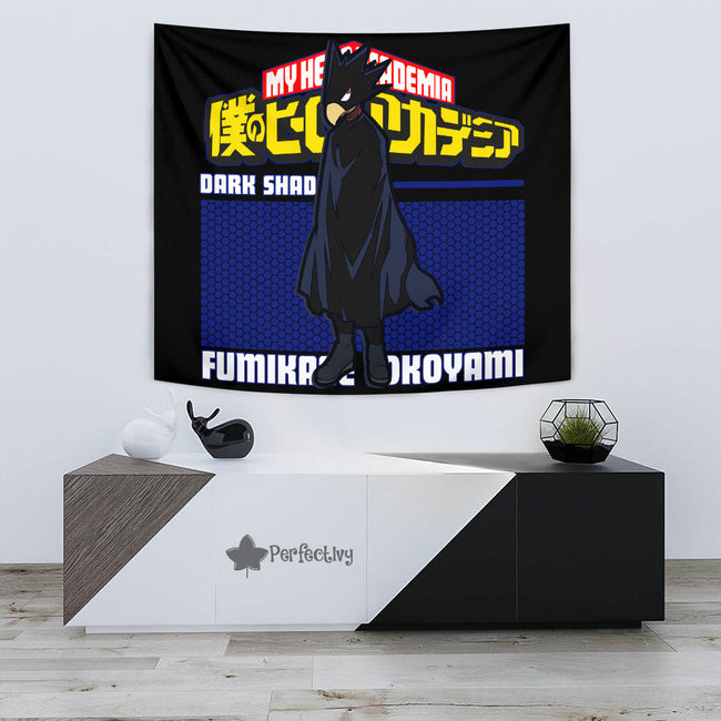 Fumikage Tokoyami Tapestry Custom My Hero Academia Anime Home Decor 3 - PerfectIvy