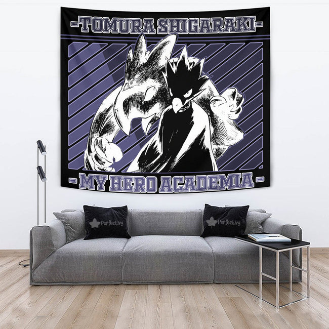 Fumikage Tokoyami Tapestry Custom My Hero Academia Anime Home Wall Decor For Bedroom Living Room 4 - PerfectIvy