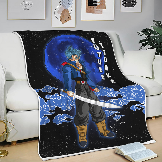 Future Trunks Blanket Custom Cloud Dragon Ball Anime Bedding 3 - PerfectIvy
