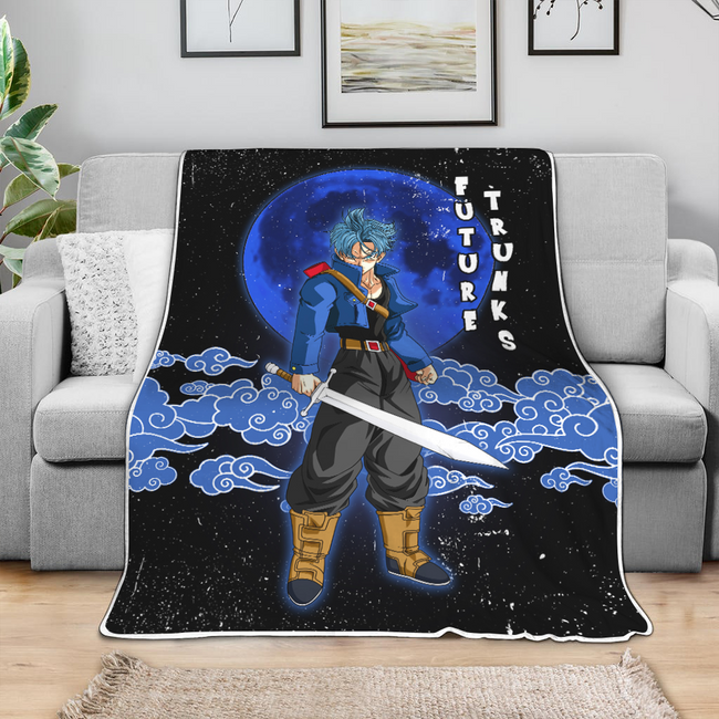 Future Trunks Blanket Custom Cloud Dragon Ball Anime Bedding 4 - PerfectIvy