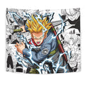 Future Trunks SSJ Tapestry Custom Dragon Ball Anime Manga Room Decor 1 - PerfectIvy