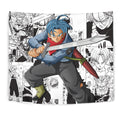Future Trunks Tapestry Custom Dragon Ball Anime Manga Room Decor 1 - PerfectIvy