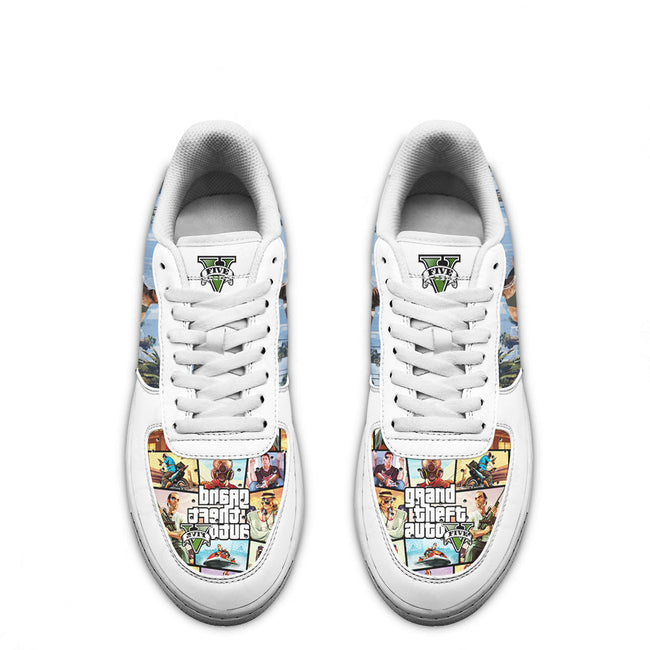 GTA Carl Johnson Sneakers Custom Video Game Shoes 3 - PerfectIvy