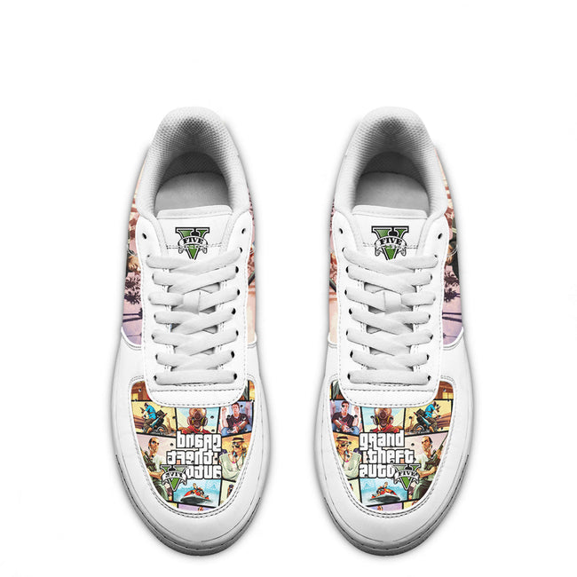 GTA Michael De Santa Sneakers Custom Video Game Shoes 3 - PerfectIvy