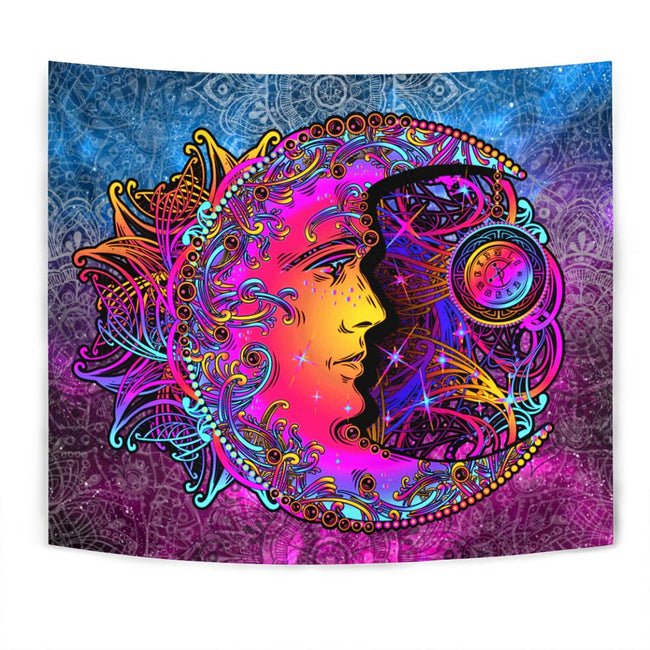 Galaxy Mandala Moon Tapestry Custom Home Decor Art Living Bedroom Decoration 1 - PerfectIvy
