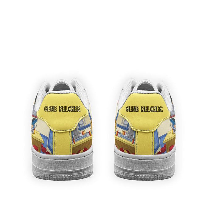 Gene Belcher Bob's Burger Custom Sneakers QD12 3 - PerfectIvy