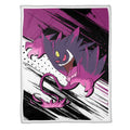 Gengar Blanket Fleece Custom Pokemon Anime Bedding 3 - PerfectIvy