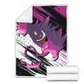 Gengar Blanket Fleece Custom Pokemon Anime Bedding 4 - PerfectIvy