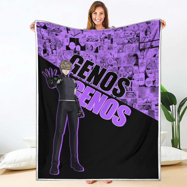 Genos Blanket Custom One Punch Man Anime Bedding 1 - PerfectIvy
