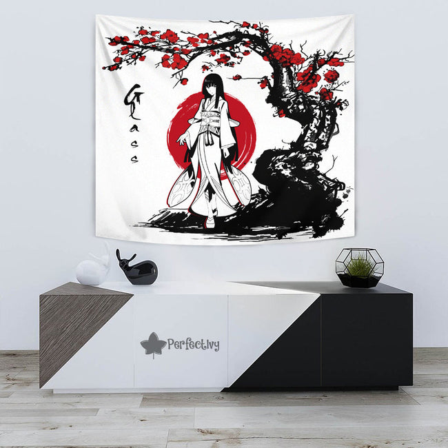 Glass Tapestry Custom Japan Style The Rising of the Shield Hero Anime Home Wall Decor For Bedroom Living Room 3 - PerfectIvy