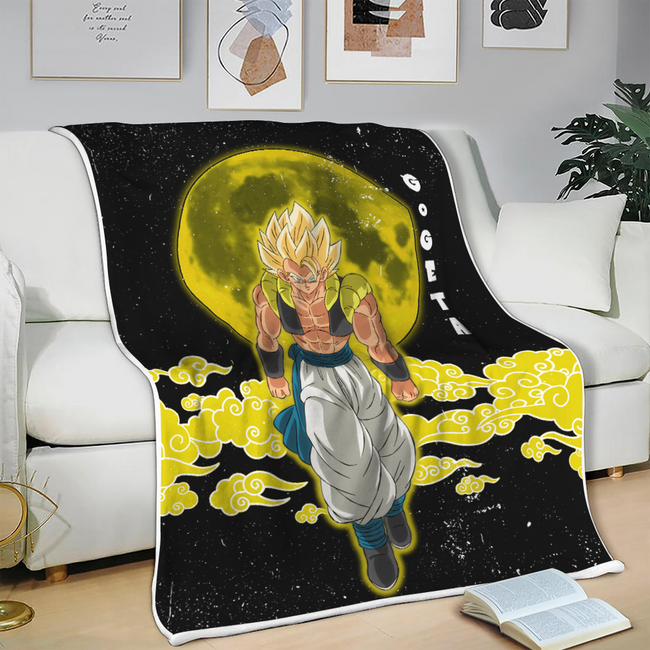 Gogeta Blanket Custom Cloud Dragon Ball Anime Bedding 3 - PerfectIvy