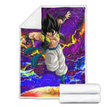 Gogeta Fleece Blanket Custom Dragon Ball Anime Galaxy Style 2 - PerfectIvy