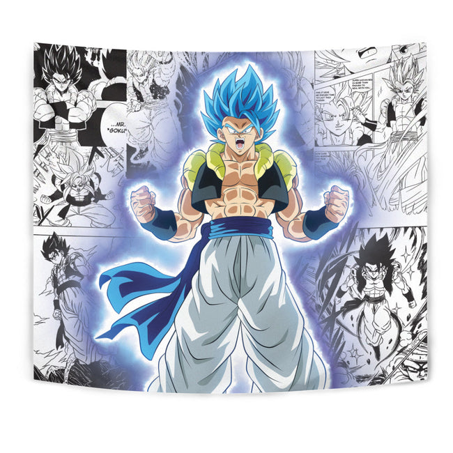 Gogeta Tapestry Custom Dragon Ball Anime Manga Room Decor 1 - PerfectIvy