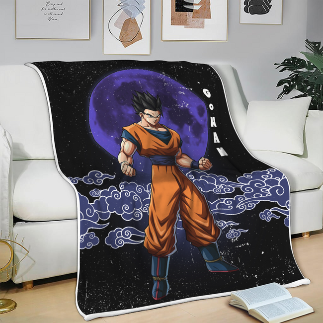 Gohan Blanket Custom Cloud Dragon Ball Anime Bedding 3 - PerfectIvy