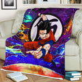 Gohan Fleece Blanket Custom Dragon Ball Anime Galaxy Style 3 - PerfectIvy