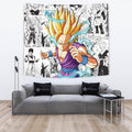 Gohan SSj Tapestry Custom Dragon Ball Anime Manga Room Decor 2 - PerfectIvy