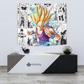 Gohan SSj Tapestry Custom Dragon Ball Anime Manga Room Decor 3 - PerfectIvy